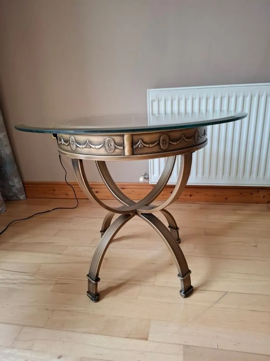 Glass Coffee table and side table - Image 2