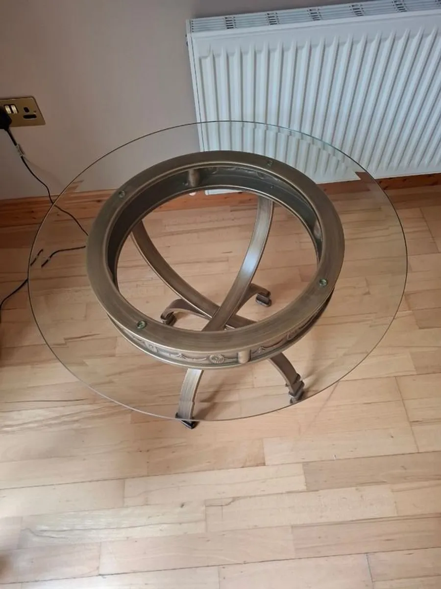 Glass Coffee table and side table - Image 3