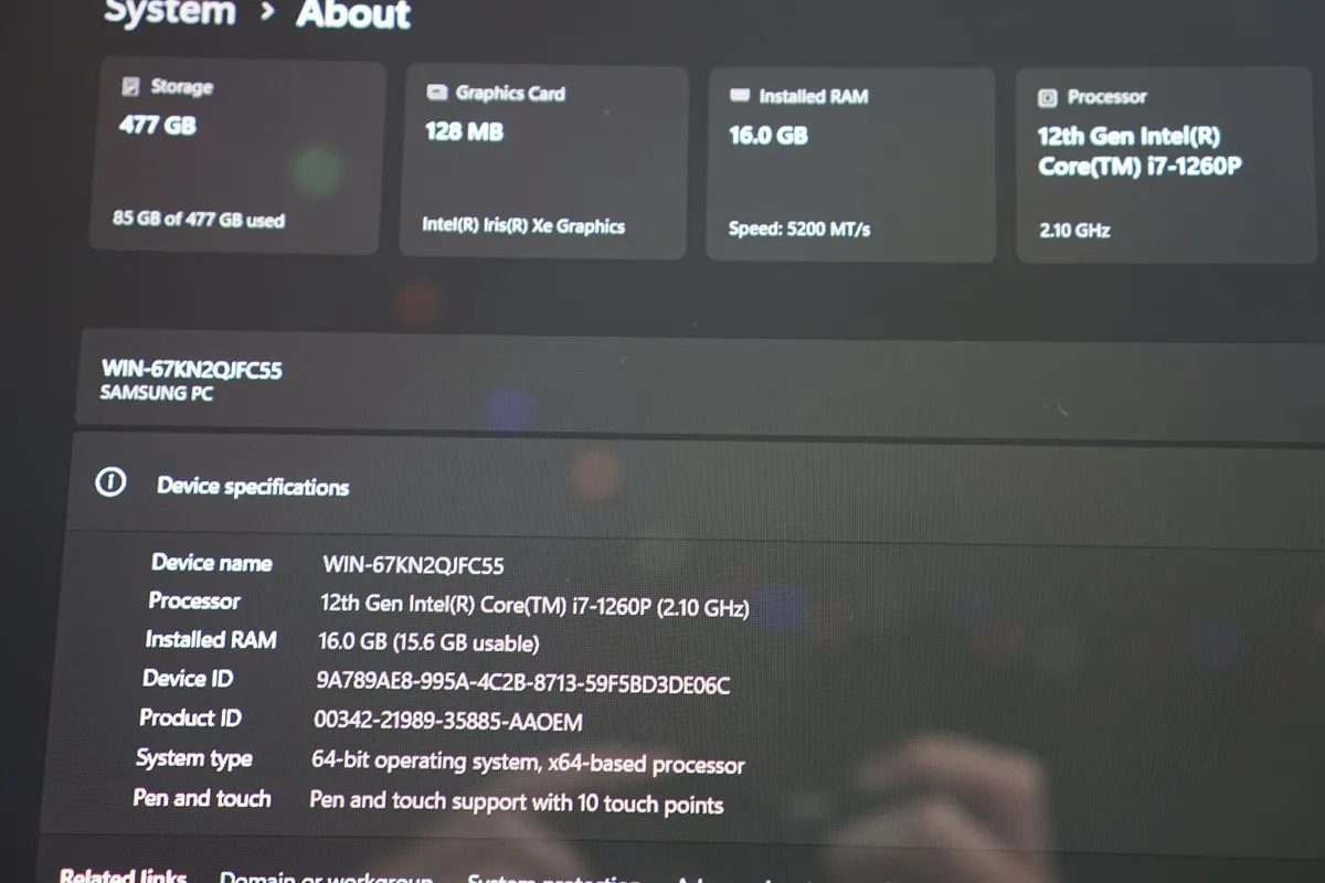 Samsung Galaxy Book2 Pro 360 15.6" OLED | i7 |16GB - Image 2