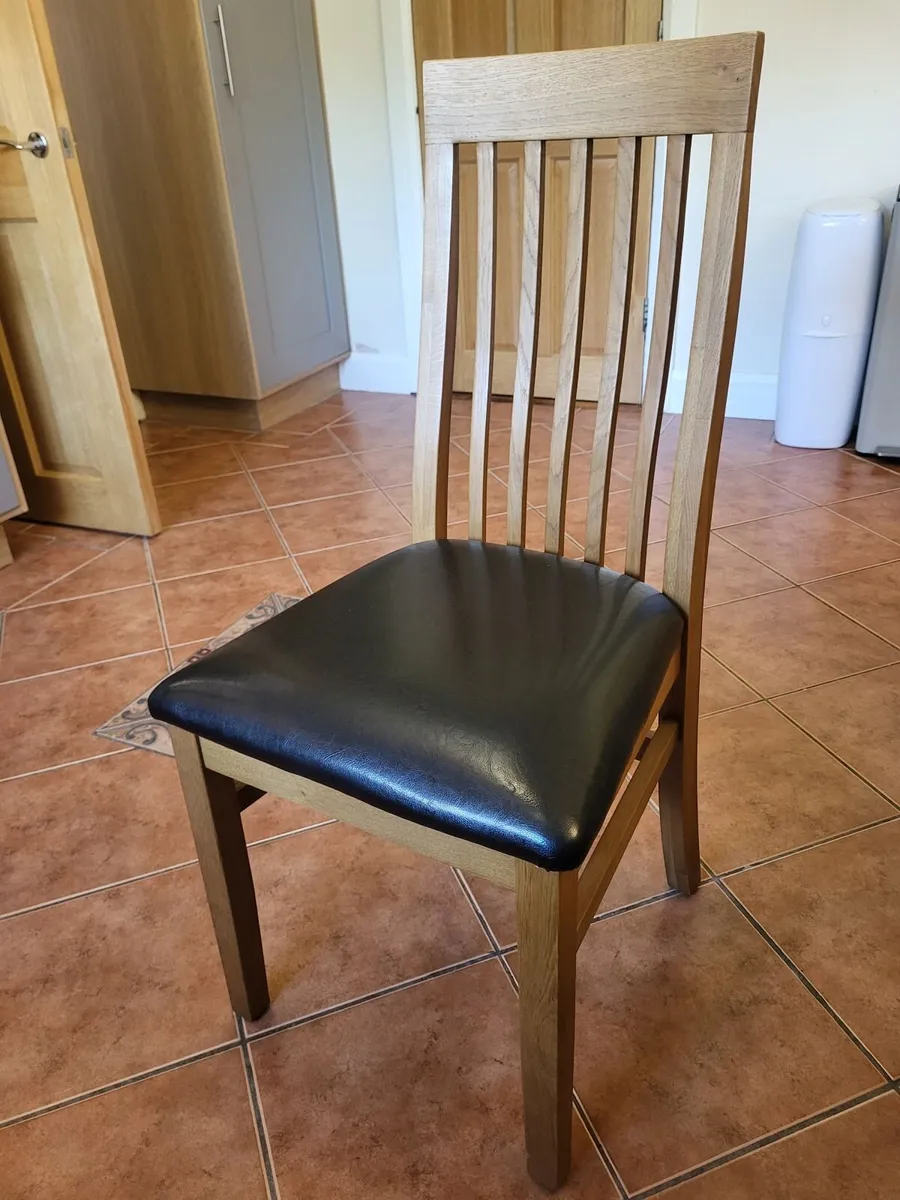 Solid Oak Dining/Desk Chair – Excellent Condition - Image 1