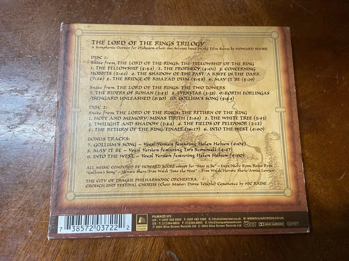 Music From The Lord of the Rings Trilogy Double CD - Image 2