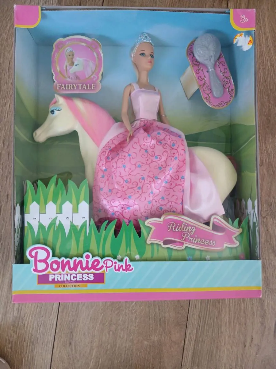 Princess doll w horse plus unicorn activity pack - Image 1