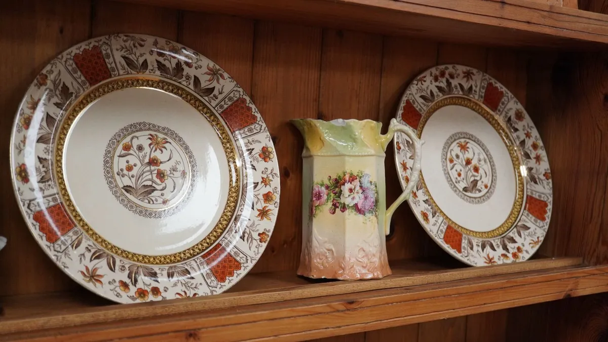 1900s S.H. & SONS Dinner Plate Set - Image 4