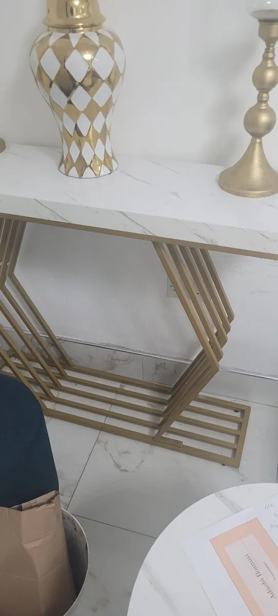 Console marble effect table - Image 4