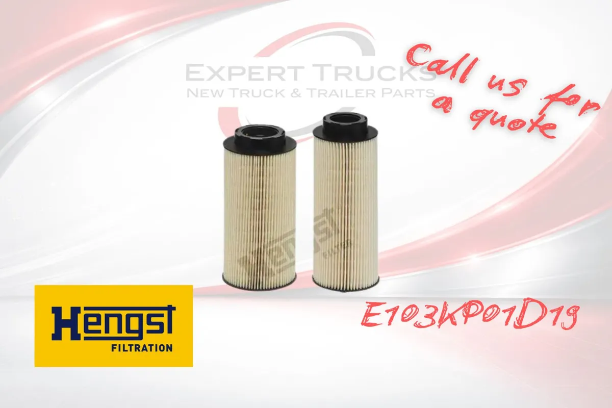 SCANIA TWIN PAPER FUEL FILTERS (HENGST)