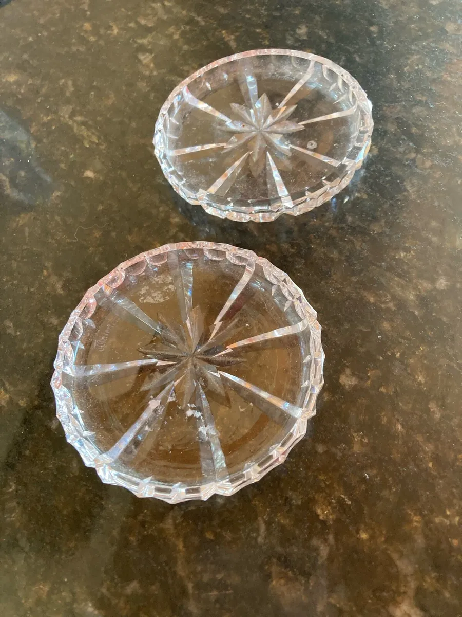 Pr Waterford Crystal coasters - Image 1