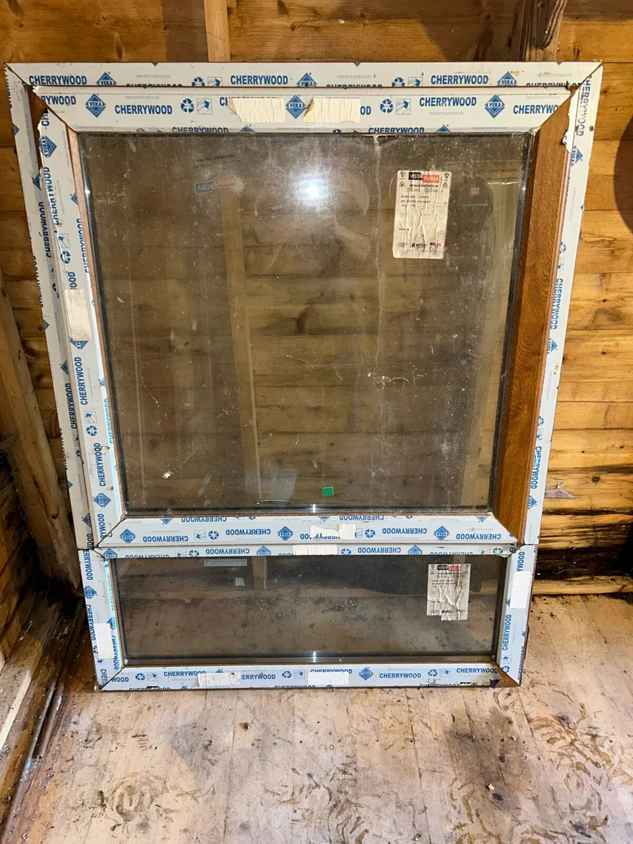 Brown PVC Tilt and Turn window