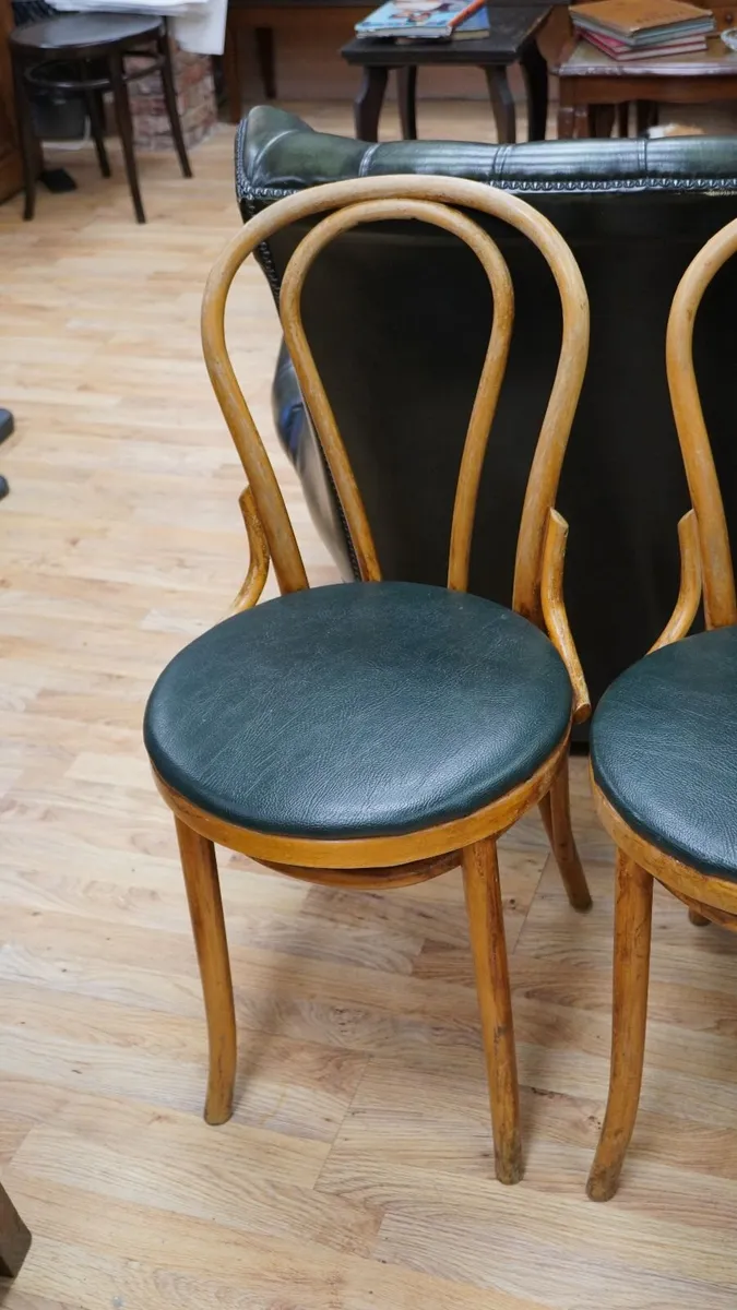 Set of 4 Vintage Bentwood Chairs - Image 2