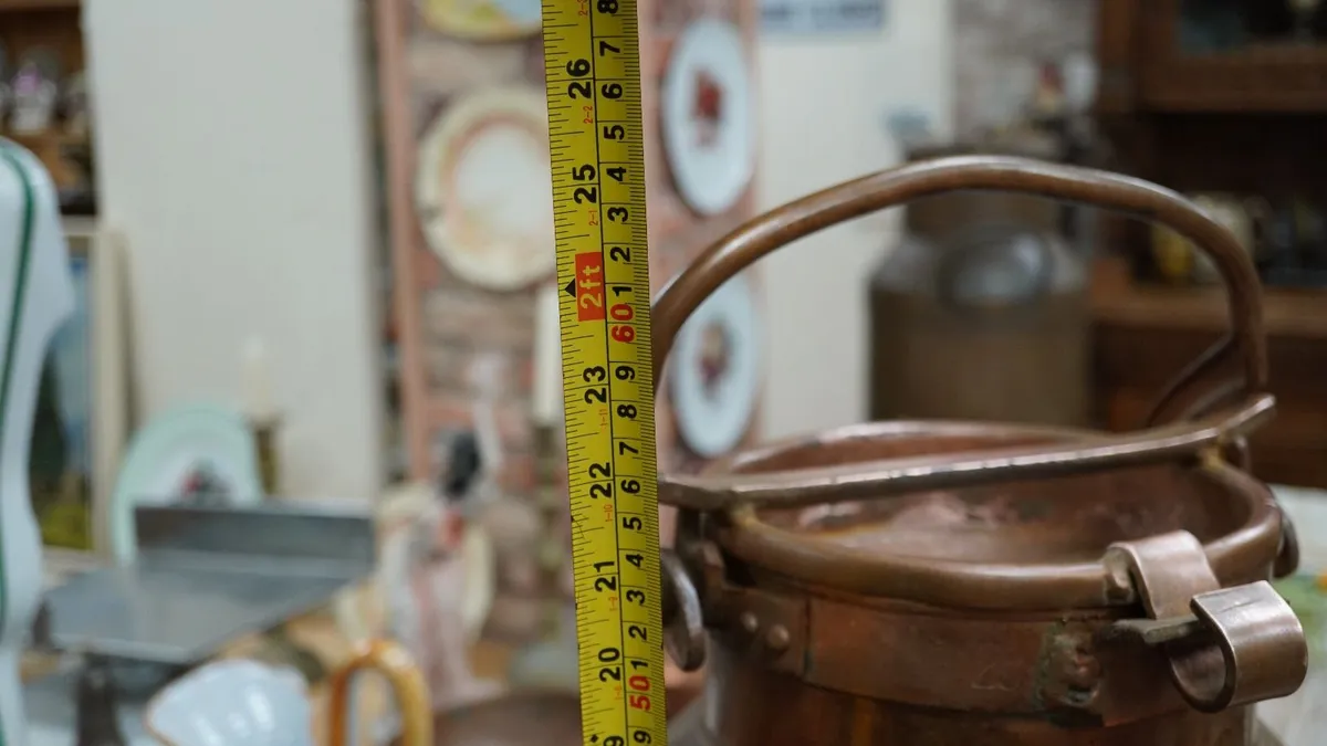 French Copper Milk Churn - Image 3