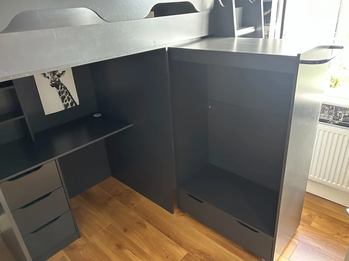 Bed for kids / child / teen - almost black - Image 2