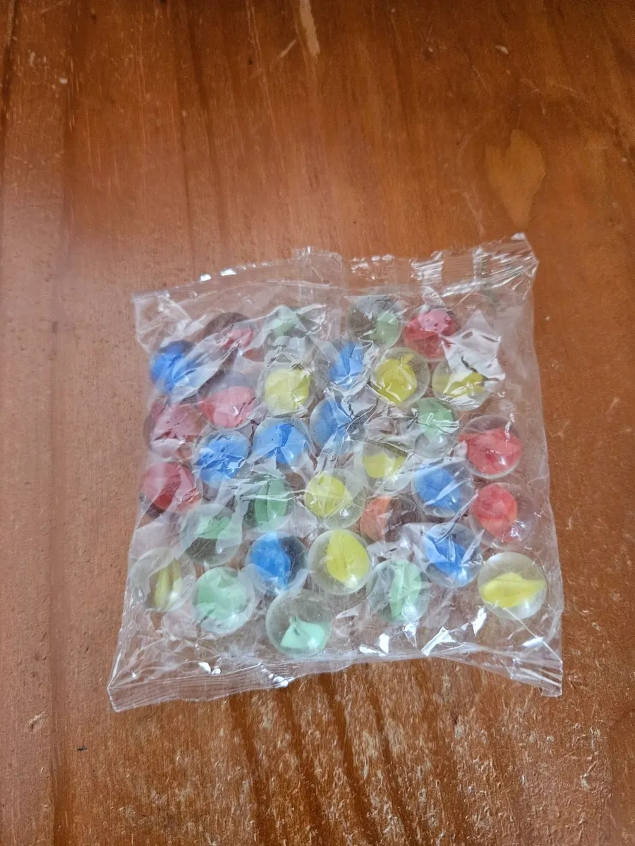 Vintage Bag of Marbles - Image 1