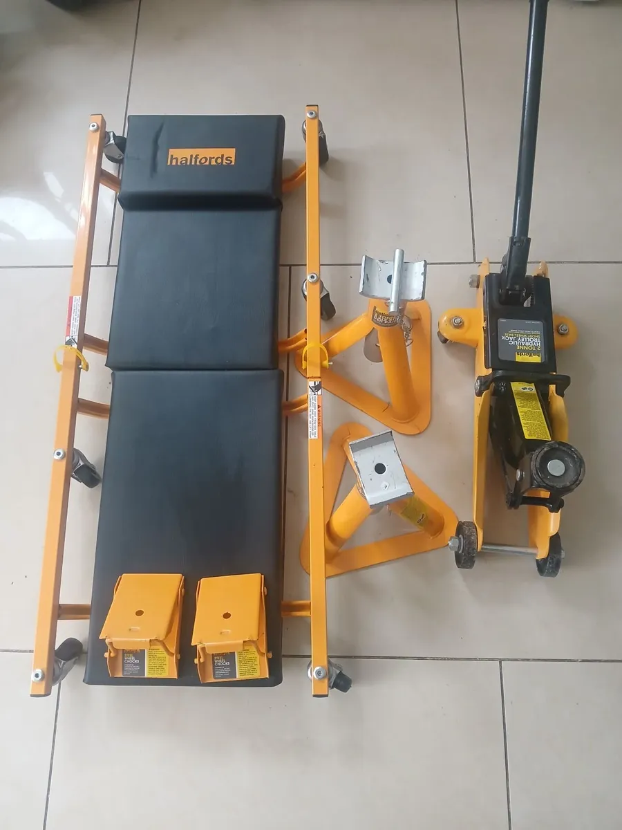Garage equipment 2 tonne ramps and lifting set - Image 2