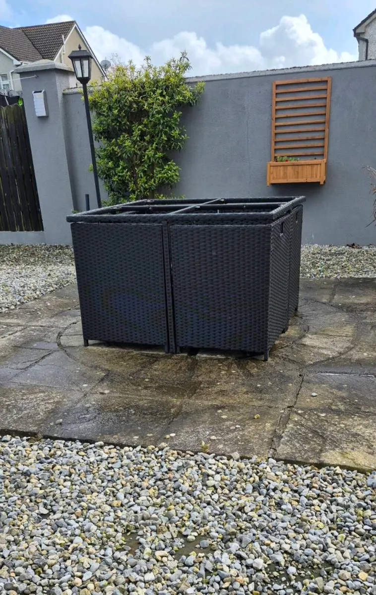 9 piece rattan cube set - Image 3