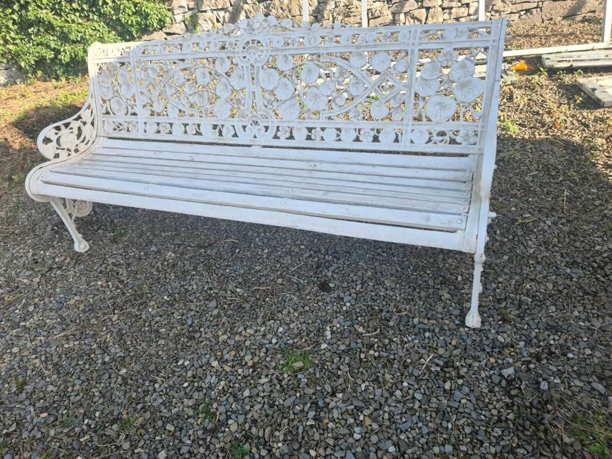 Cast iron chair - Image 2