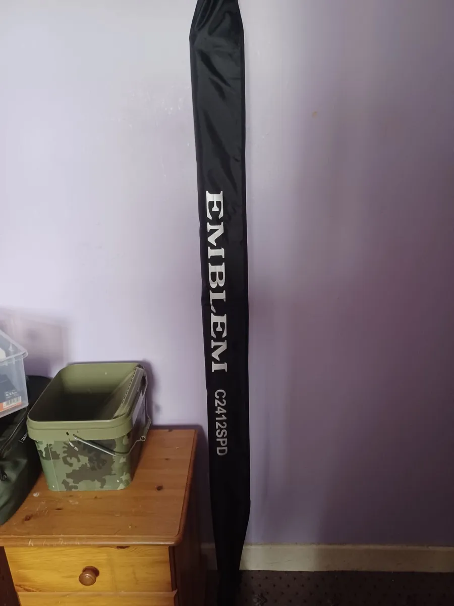 Daiwa emblem spomb rod 12ft plus midi spombs - Image 1