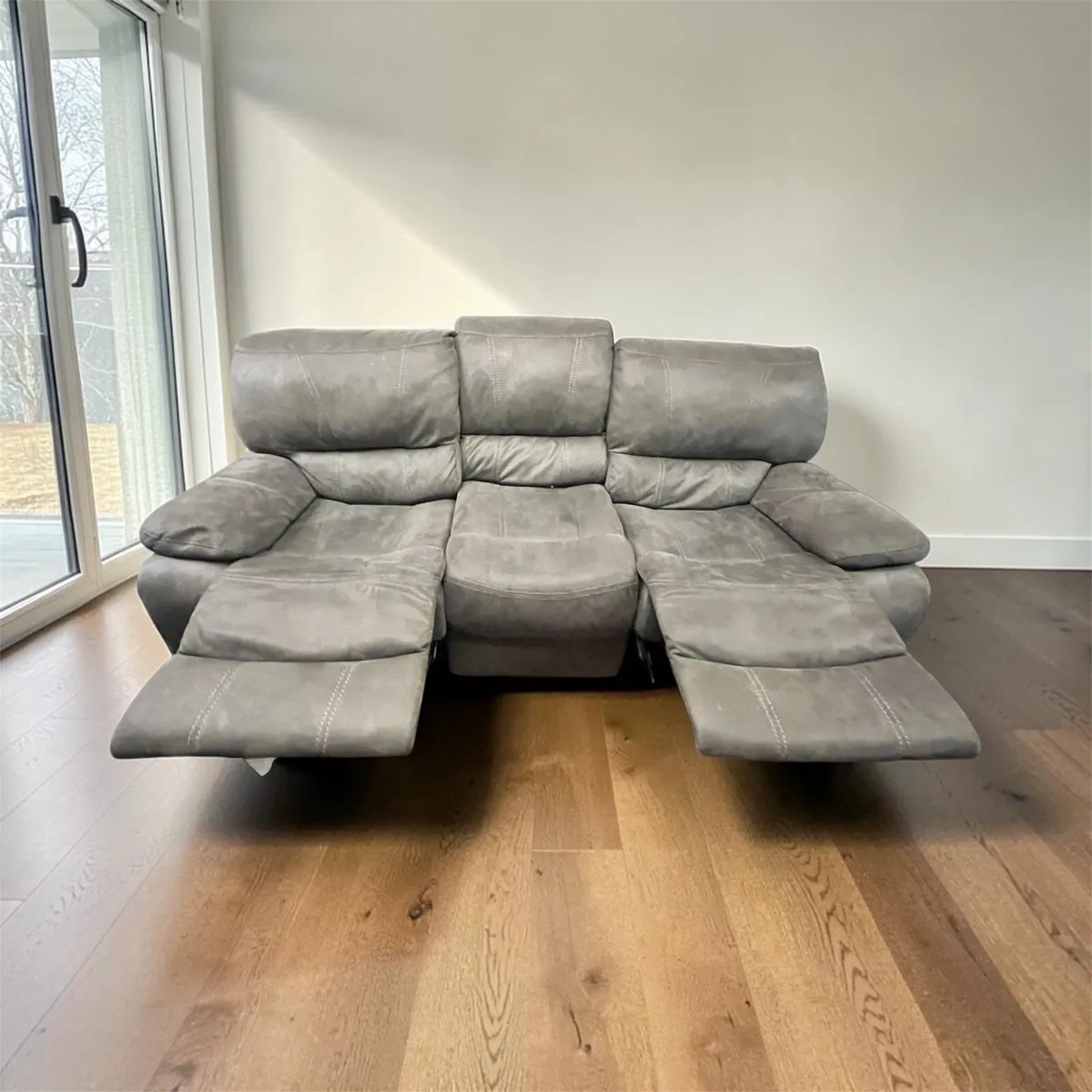 Grey 3+3 seater sofa set - Image 2