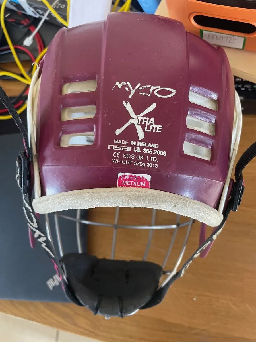 Helmet Mycro 2 Tone Maroon & White - Image 3