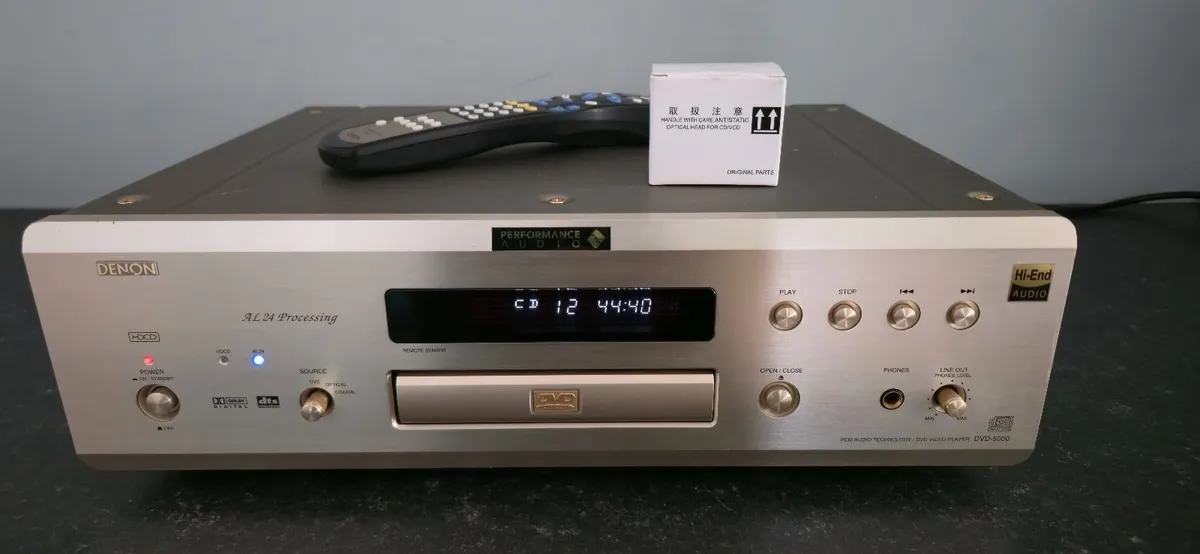 Hi-End  DENON DVD 5000 DAC 4 X PCM 1704  NEW LASER - Image 3