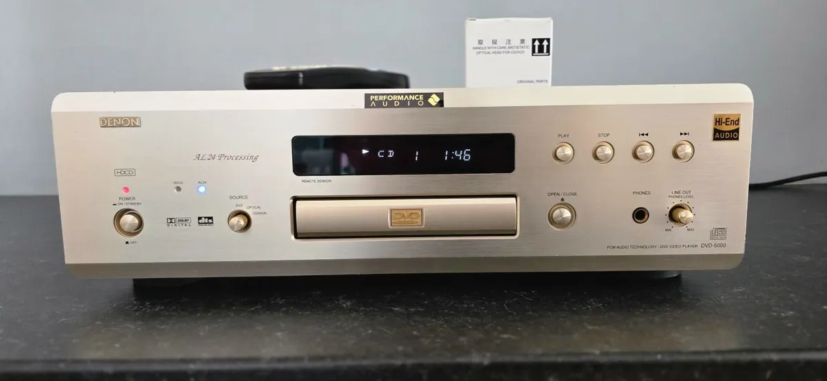 Hi-End  DENON DVD 5000 DAC 4 X PCM 1704  NEW LASER - Image 1
