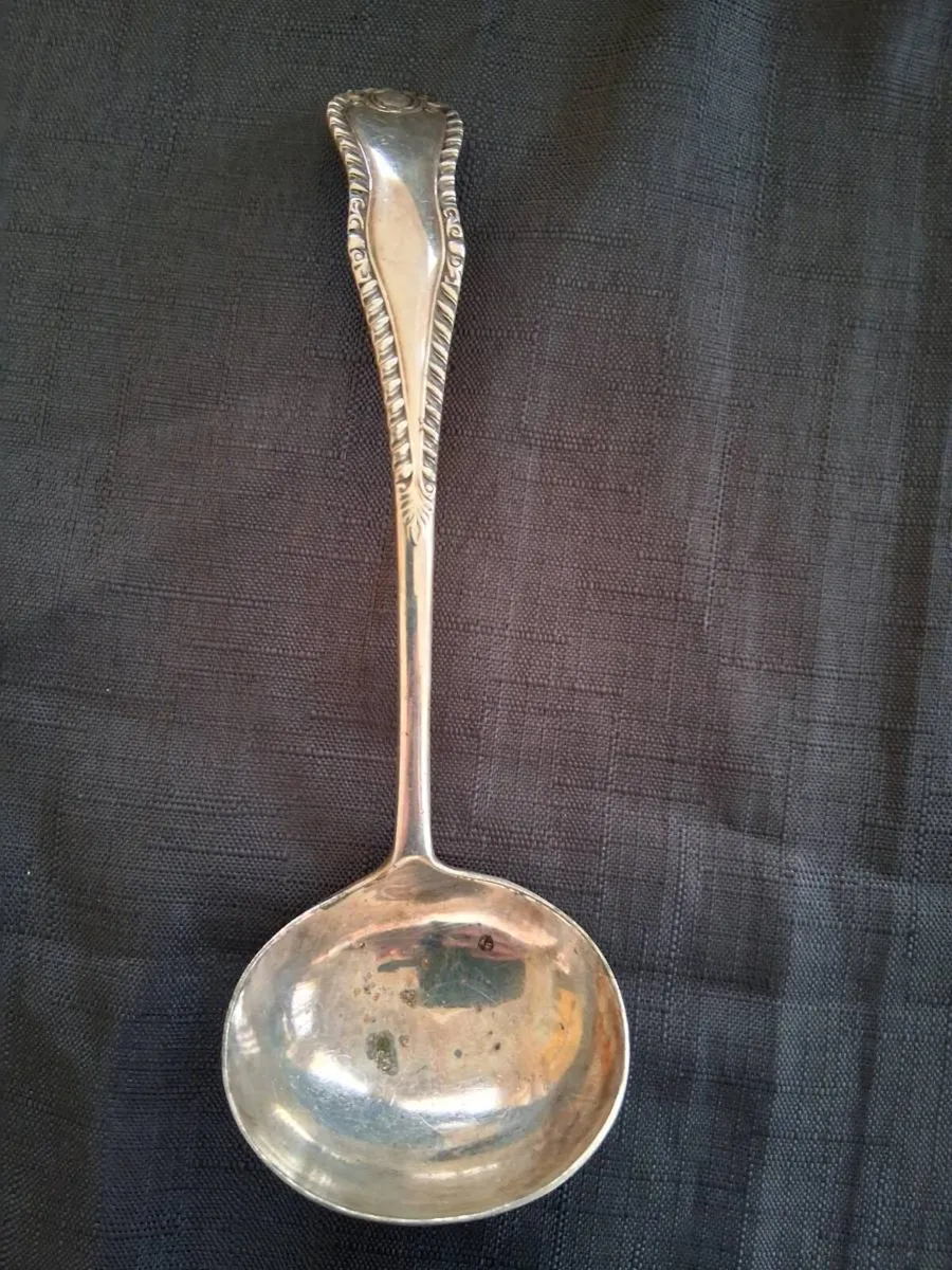 Small Electro Plated Sauce Ladle - Image 1