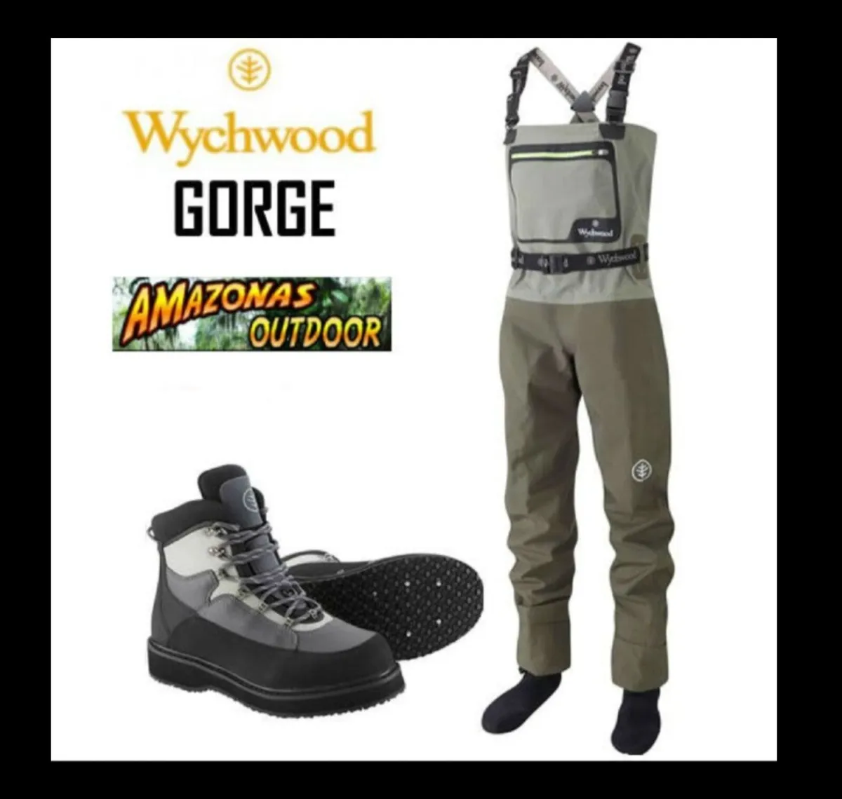 Wychwood Gorge Breathable Chest Waders and Boots