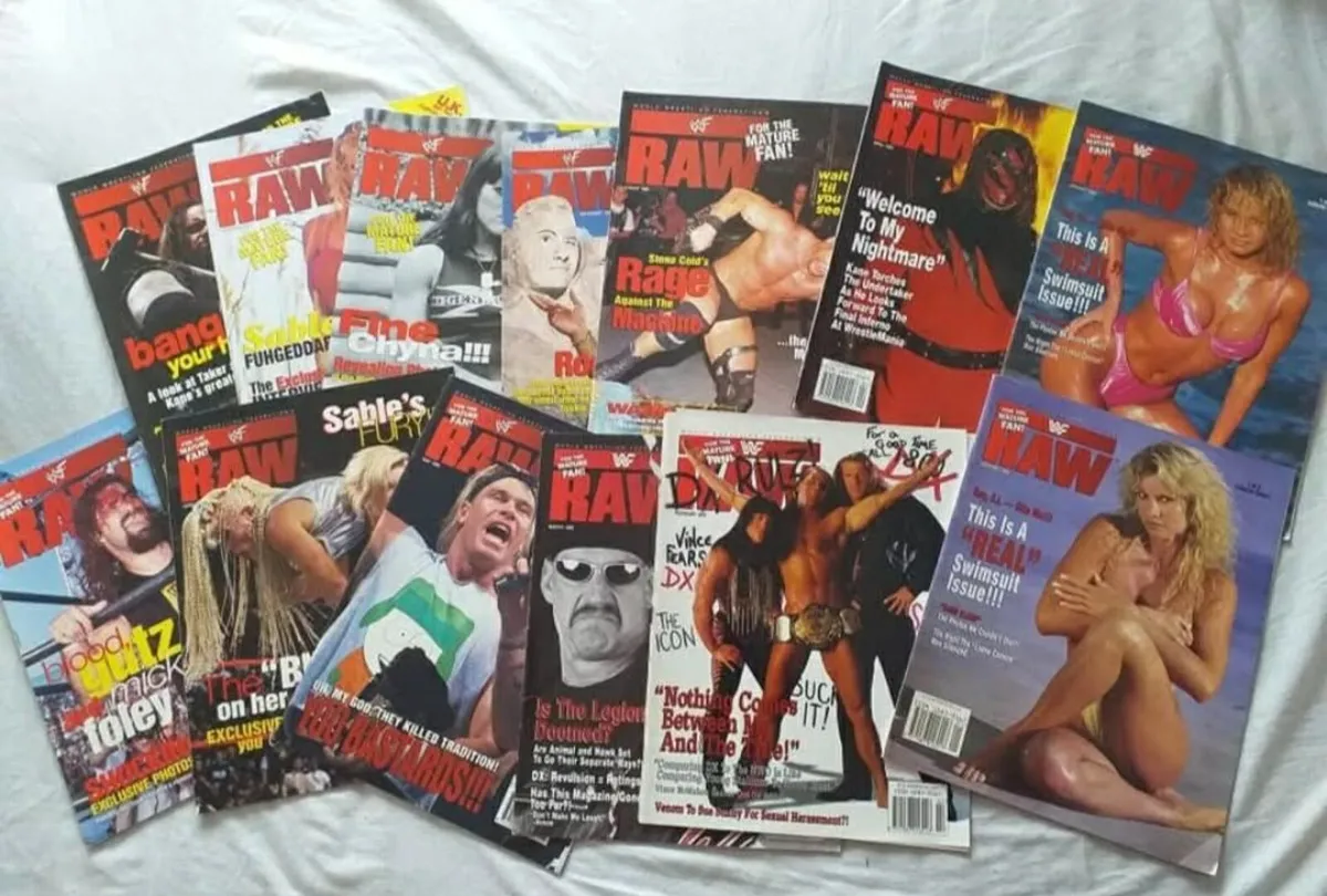 WWE RAW MAGAZINES 1998 - Image 1