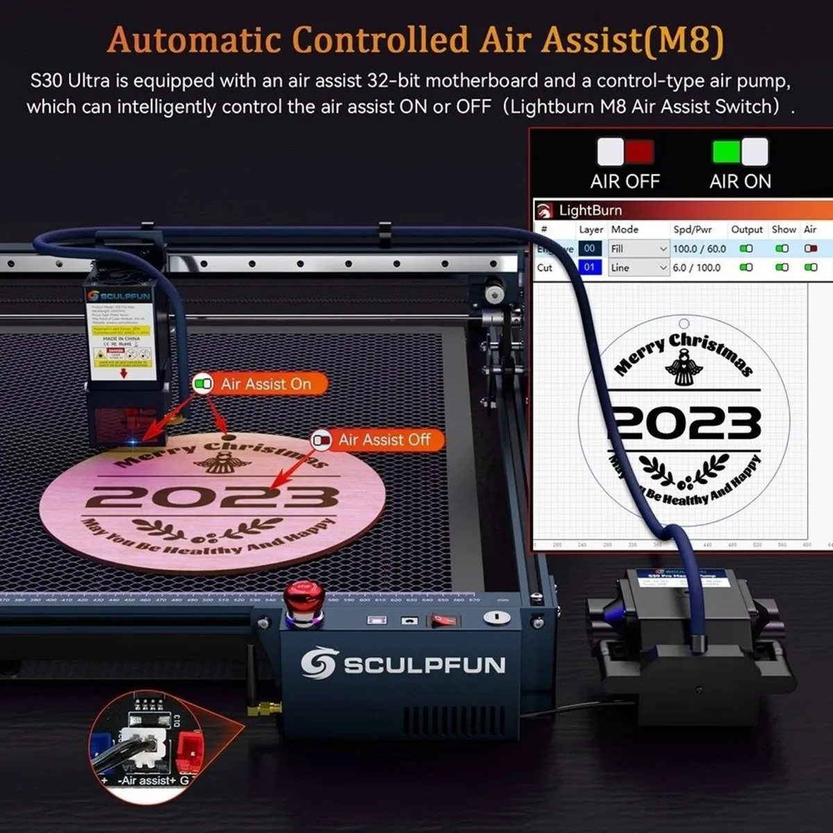 New SCULPFUN S30 Ultra 33W Laser Engraver - Image 2
