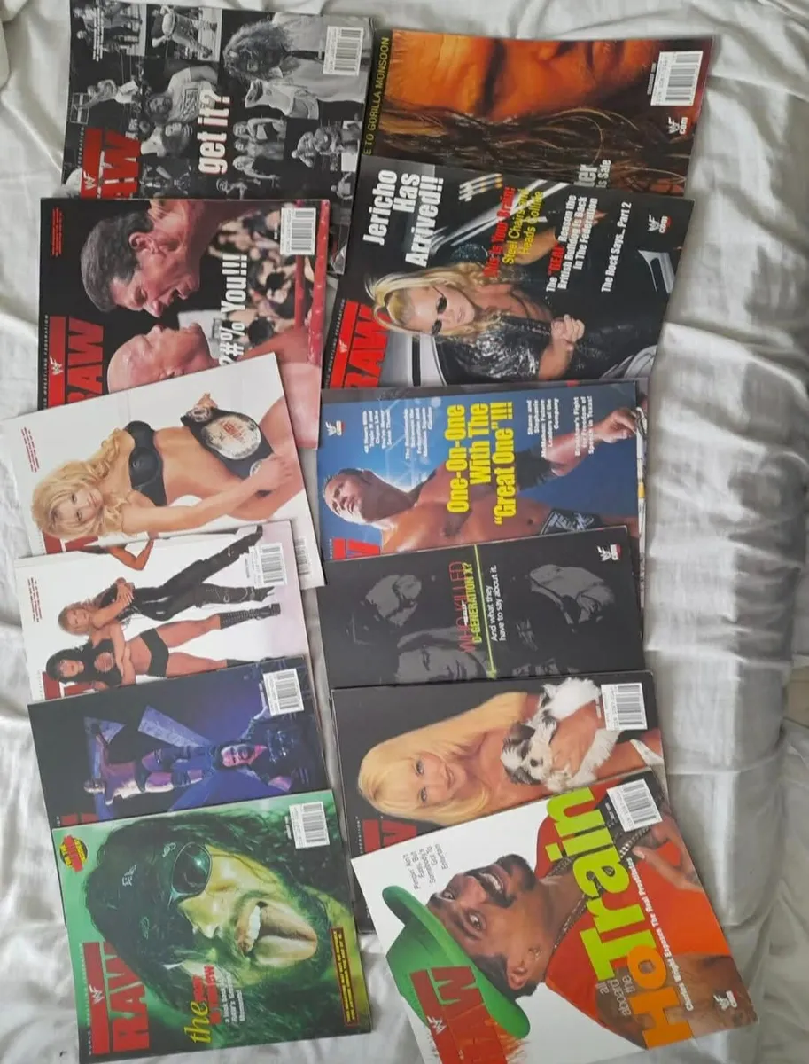 WWE RAW MAGAZINES 1999 - Image 1