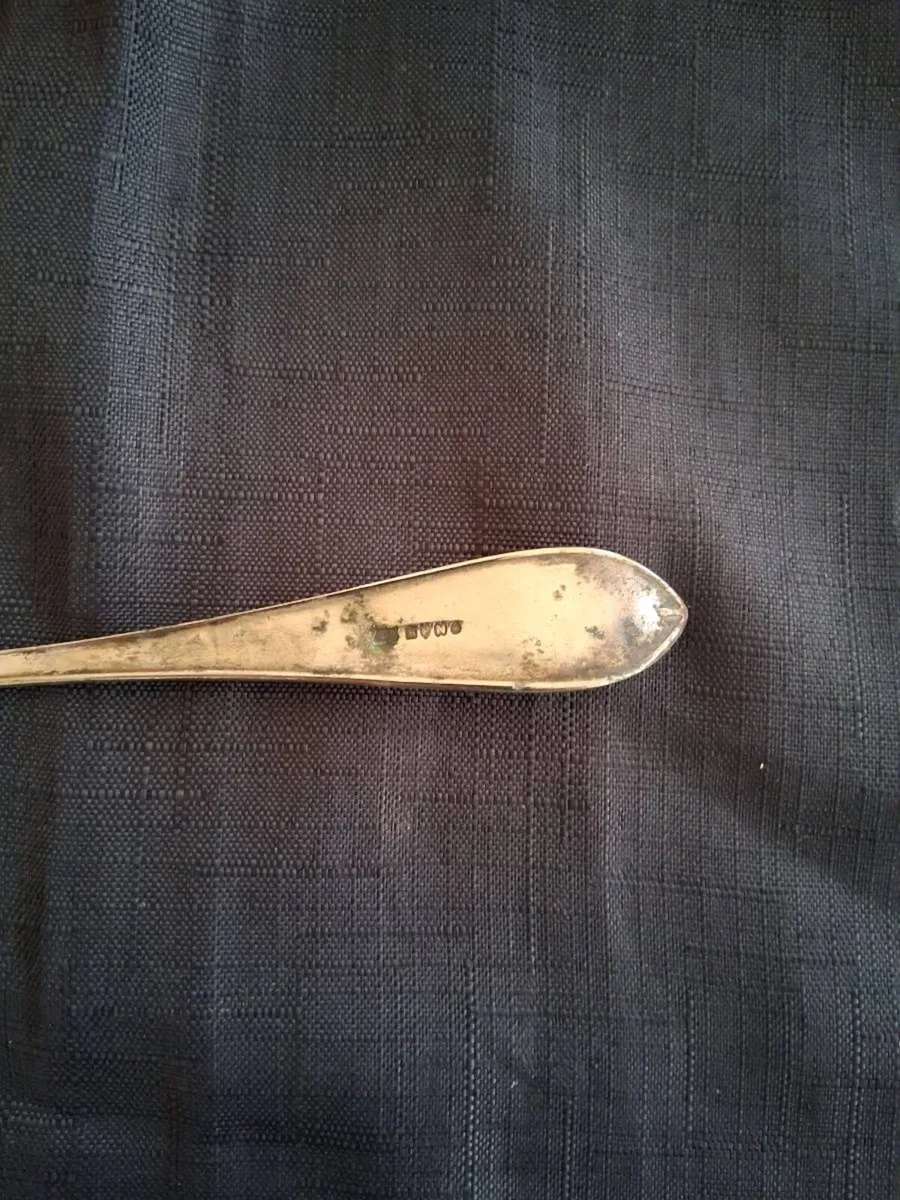 Silver Plated Broad Serving Fork - Image 2