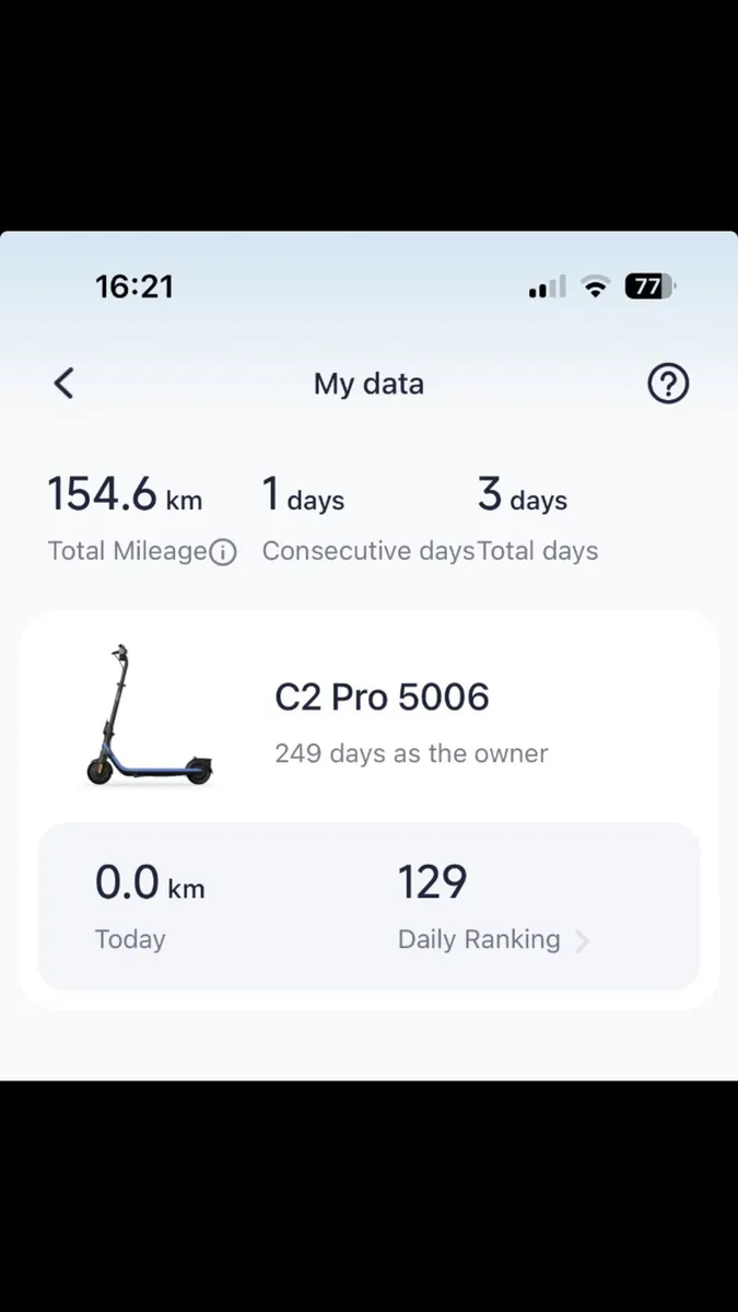 Segway Ninebot  C2 Pro B Kick Electric Scooter - Image 2