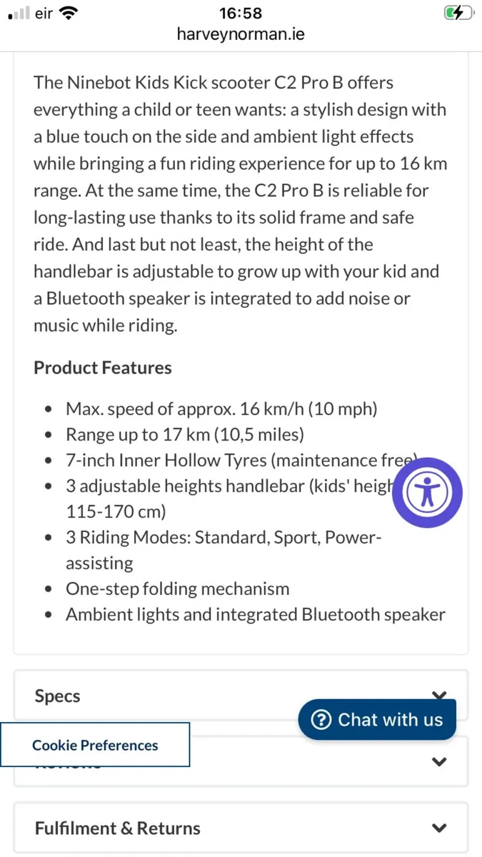 Segway Ninebot  C2 Pro B Kick Electric Scooter - Image 4