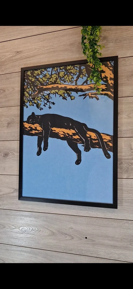 Statement Wall Hanging Large Modern Framed Poster - Image 2