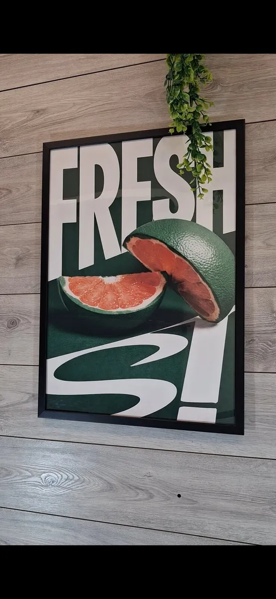 Statement Wall Hanging Large Modern Framed Poster - Image 3