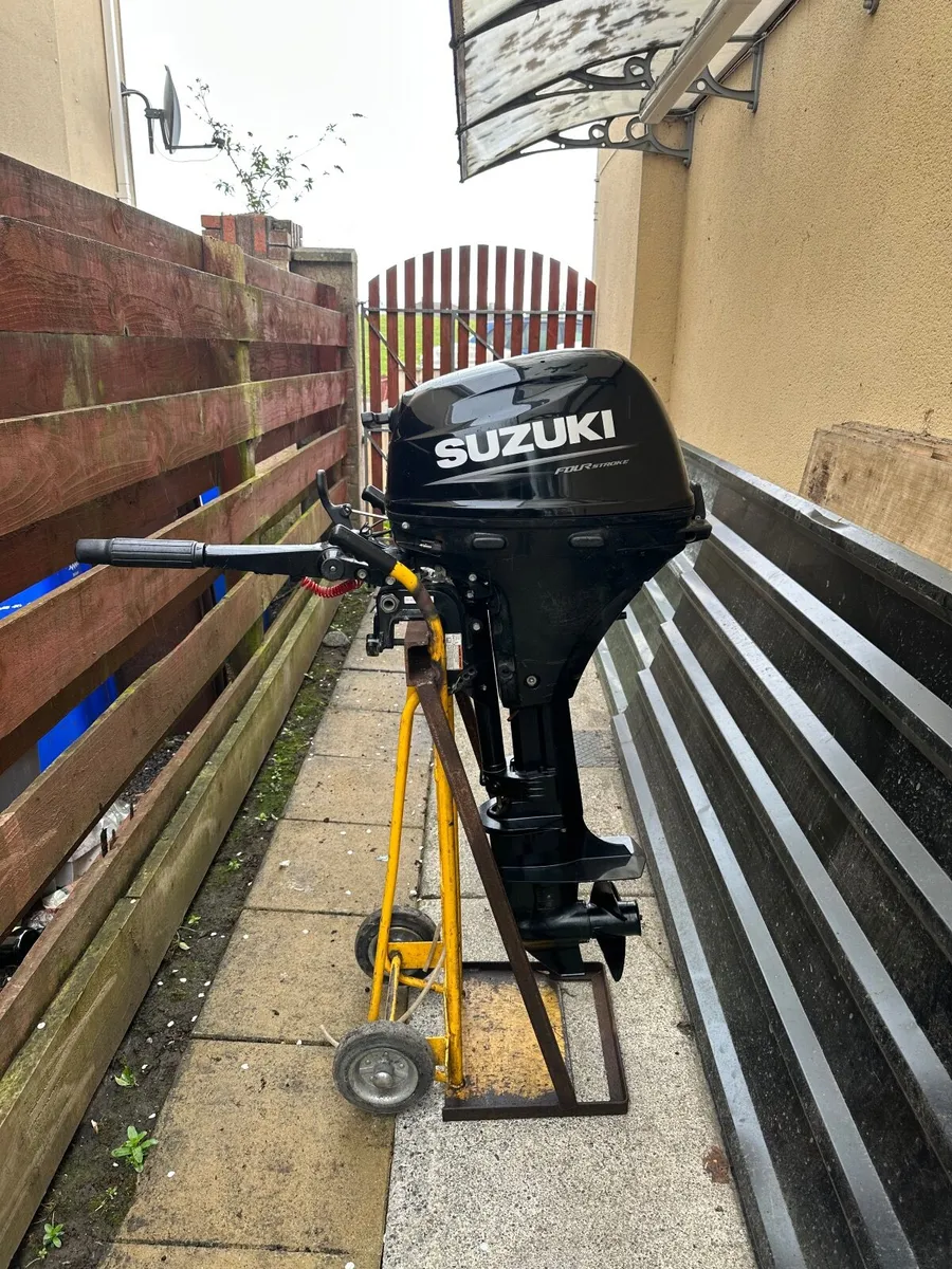 15hp Suzuki Outboard engine Long Shaft - Image 2