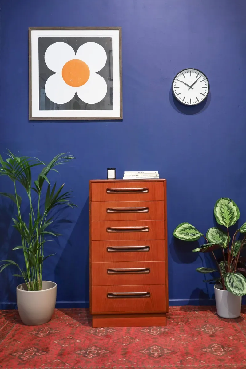 G plan Fresco Tallboy Chest of Drawers - Image 1