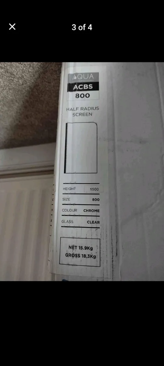 Over bath shower screen - Image 2