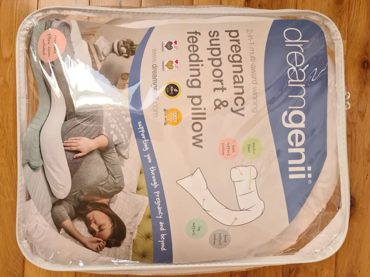 DreamGenii Pregnancy Support and Feeding Pillow