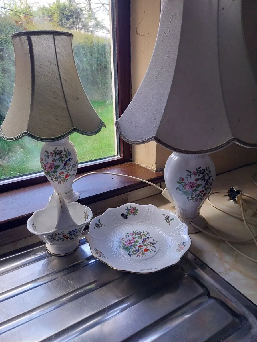 Ansley & Tara Bowls and Lamps - Image 1