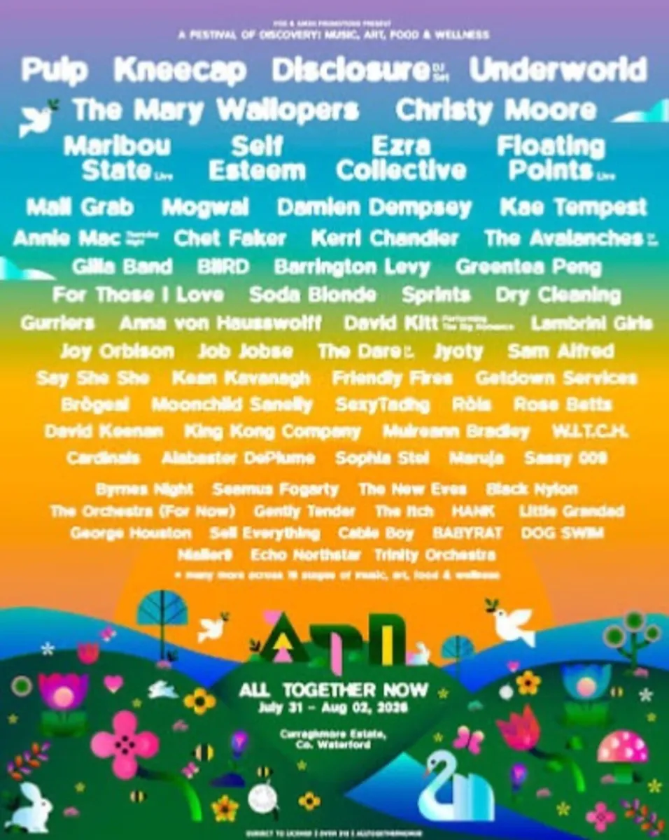 WANTED: All together now 2026 ticket