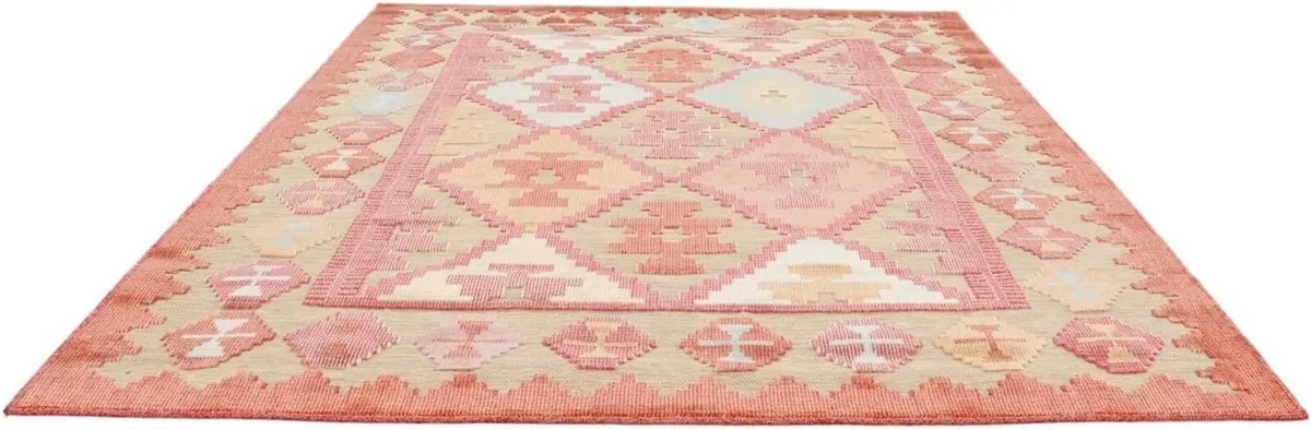 Saga Kilim In Outdoor Rug Modern carpets 6′7″ x - Image 3