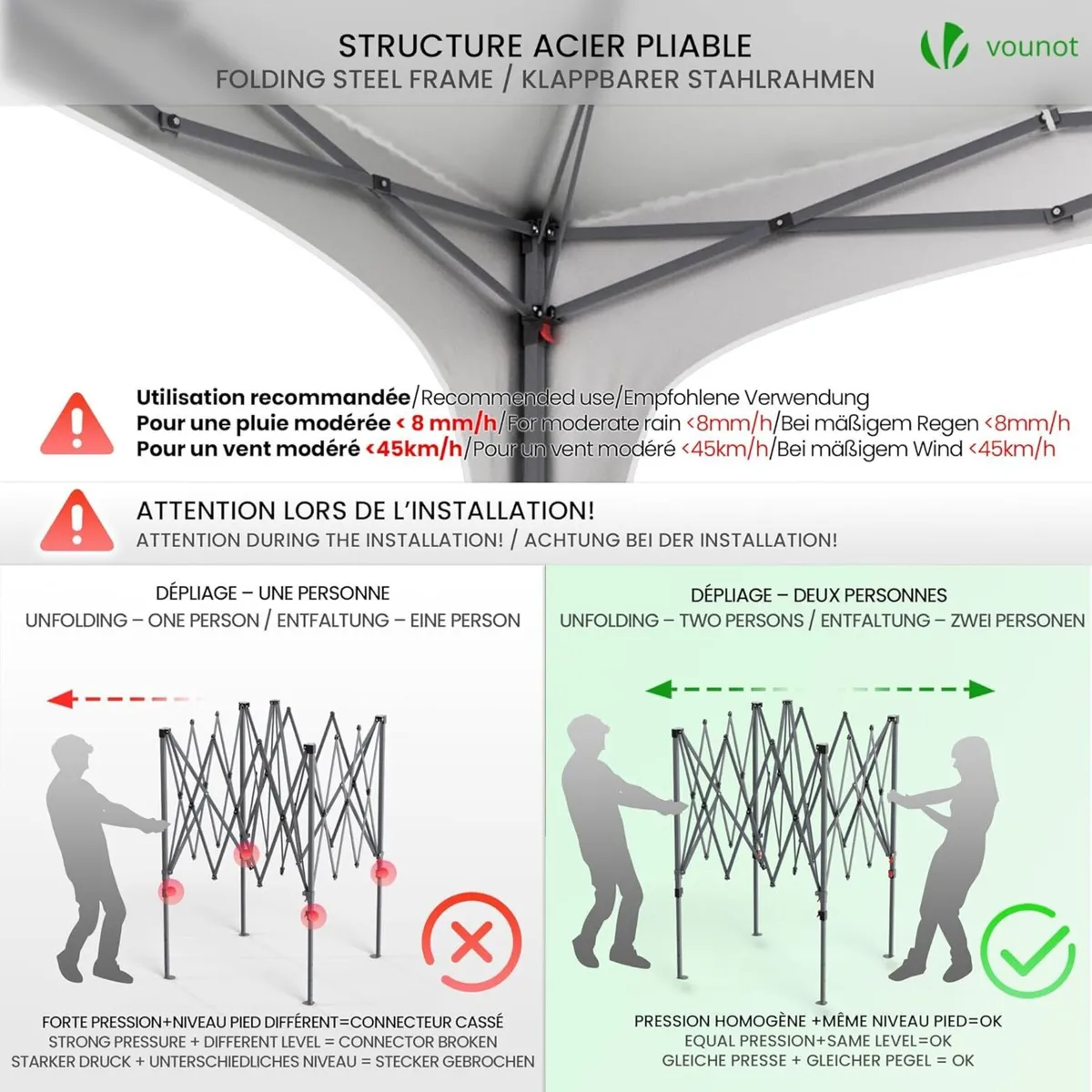 ® 3m x Pop Up Waterproof Gazebo with Sides 4 - Image 4