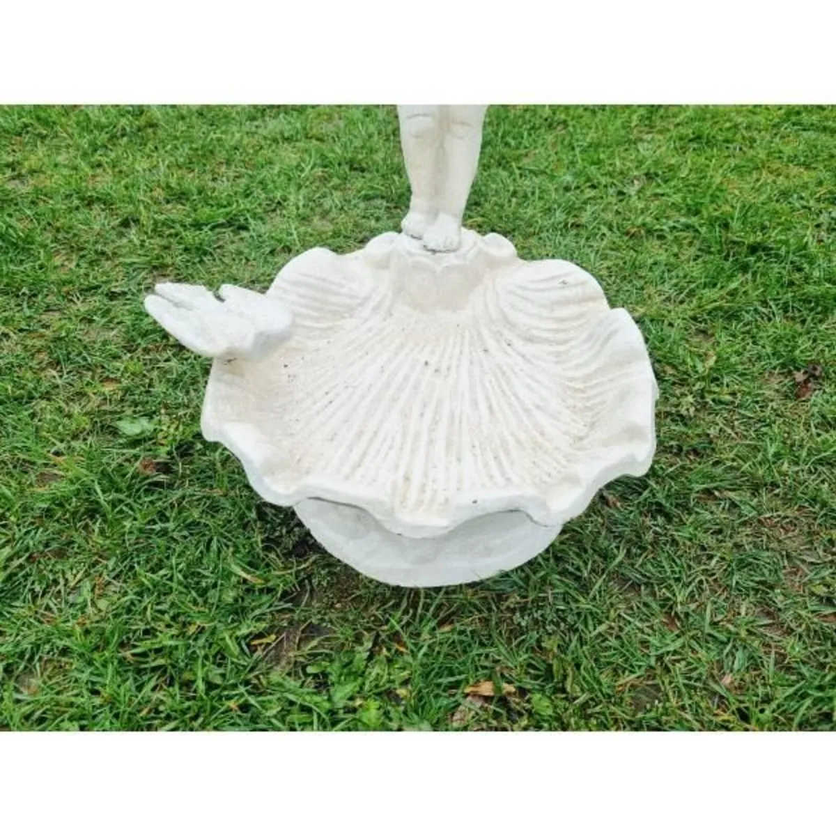 Bird Bath Cherub Standing H143 - Image 2
