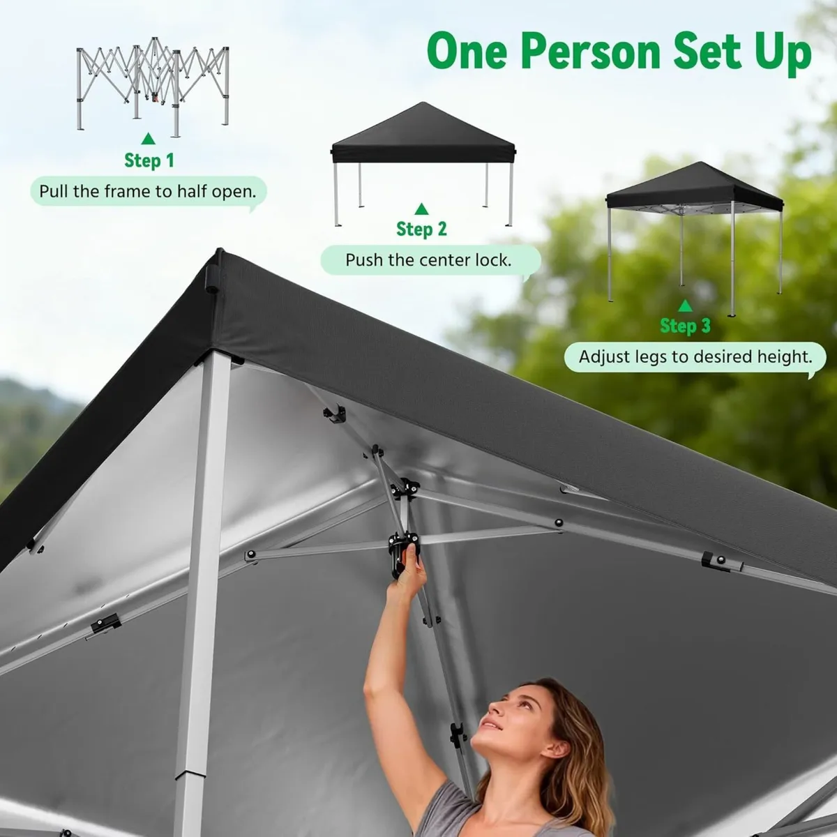 Pop Up Gazebo 3m x - Instant Setup Portable with - Image 4