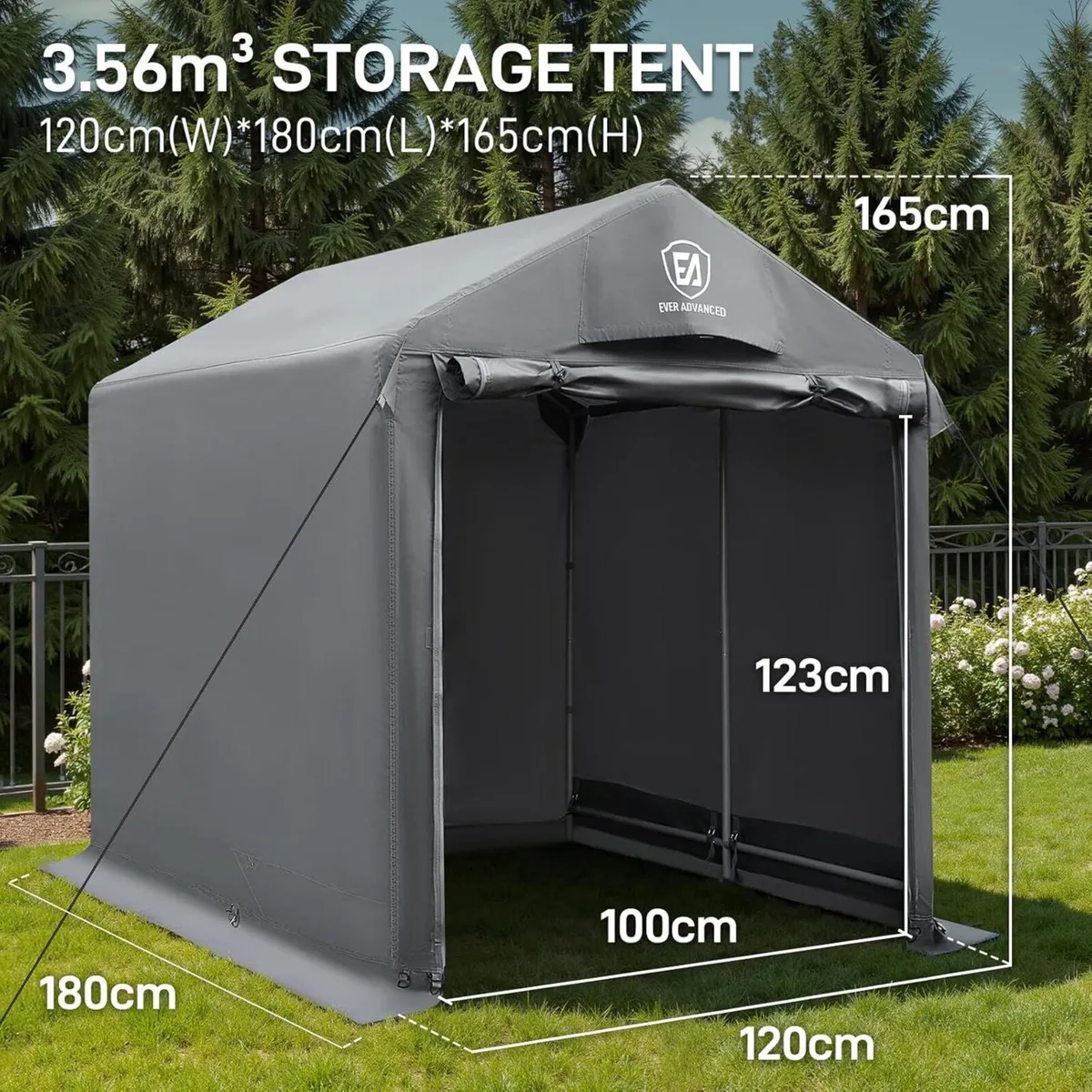 Garden Shed Storage 1.8 x 1.2m 3000mm Water - Image 2