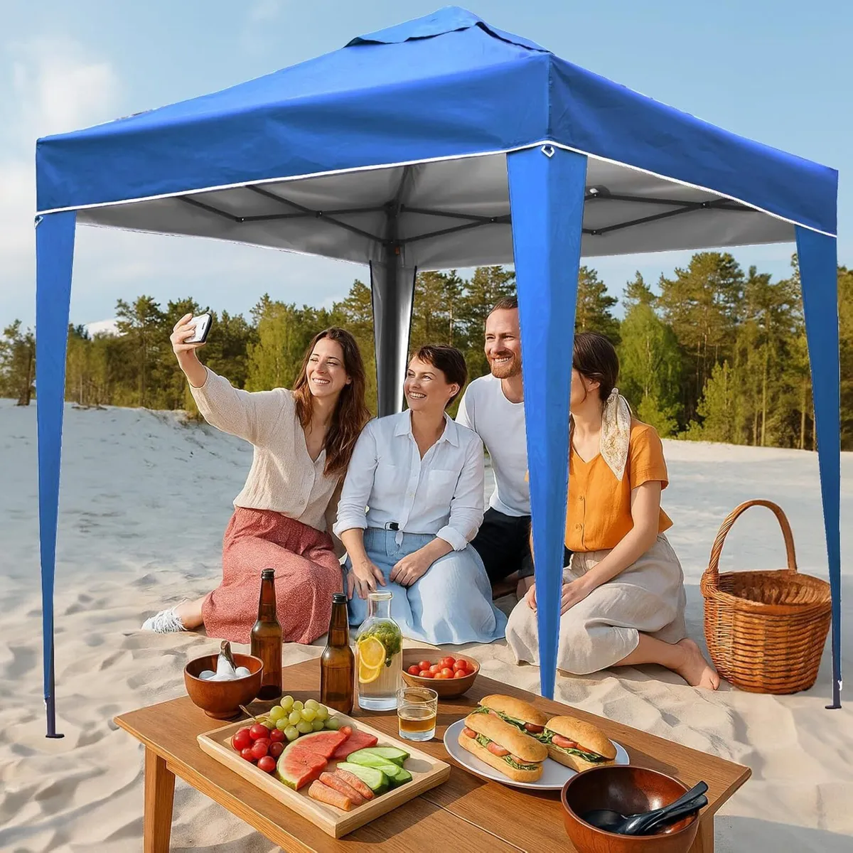 Pop Up Gazebo 3x3m Heavy Duty Outdoor Canopy Tent - Image 2