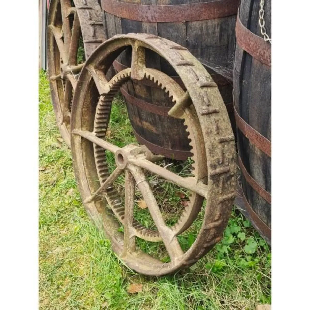 Pair of Cast Iron Gear Wheels KAS1242 - Image 3