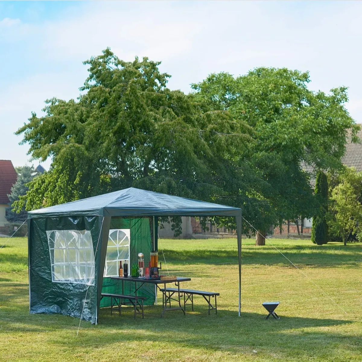Pop Up Gazebo Tent with Weights Fully Waterproof - Image 2