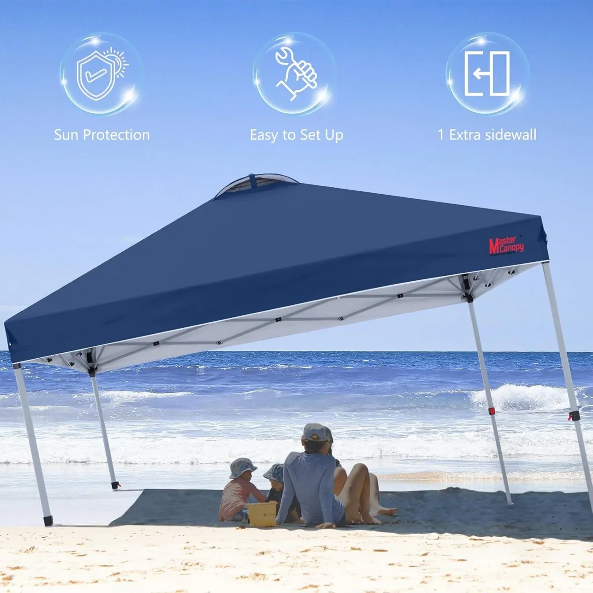 Durable Ez Pop-up Gazebo Tent with 1 Sidewall - Image 3