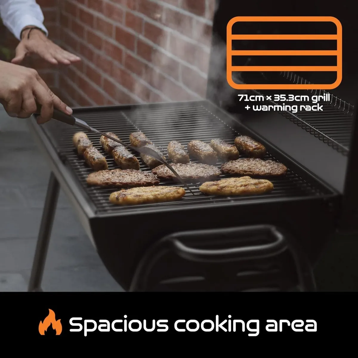 Big Smokey Charcoal Barrel BBQ – Portable - Image 3