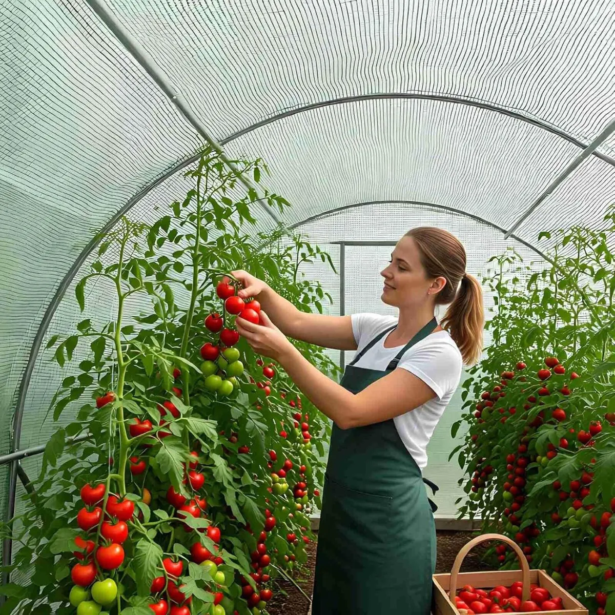 4m x 2m Non-Rust Greenhouse Stainless Steel Frame - Image 4